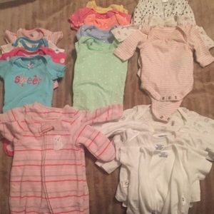 Carters used baby clothes